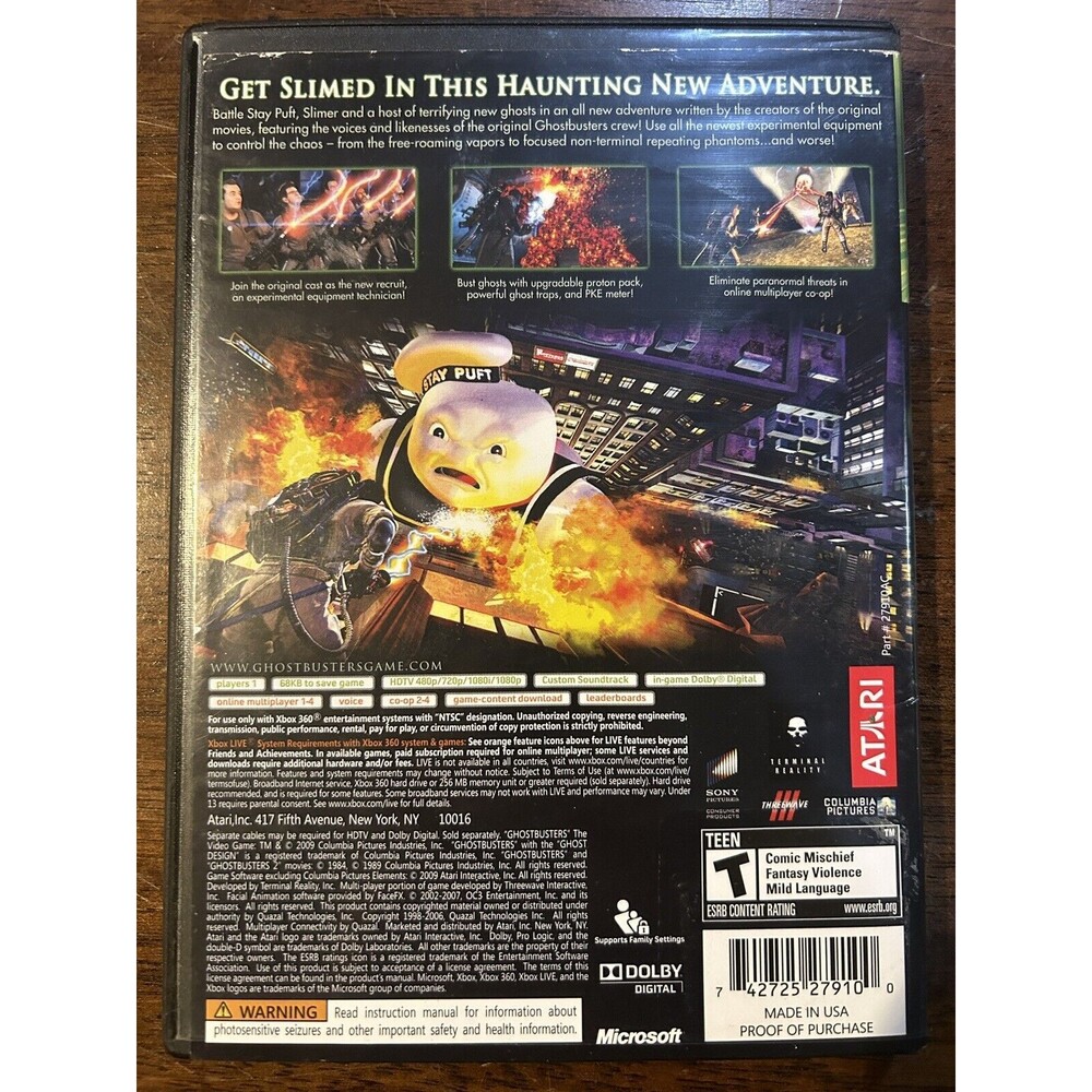 Ghostbusters: The Video Game for XBOX 360 (2009) - Picture 2 of 4
